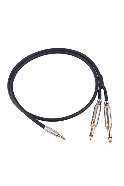 choice2 black 3m YYTCG 3.5mm to Double 6.5mm TRS Cable AUX Male Mono 6.5 Jack...