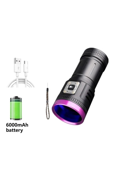 Choice 1 set of batteries Powerful 395NM UV Flashlight Blacklight Torch 9-Cor...