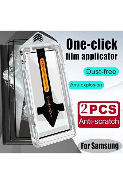 Choice10 قطعتان من واقيات الشاشة الزجاجية المقواة فائقة الوضوح لهاتف سامسونج ...