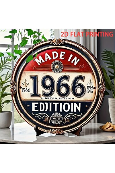 Choice 20x20 2D Flat, 1pc 2D Flat Print 1966 Reissue Sign - "MADE IN 1966 LIM...