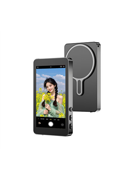 Choice تسجيل فيديو أسود لهواتف آيفون وأندرويد، شاشة سيلفي مغناطيسية، جهاز تحك...