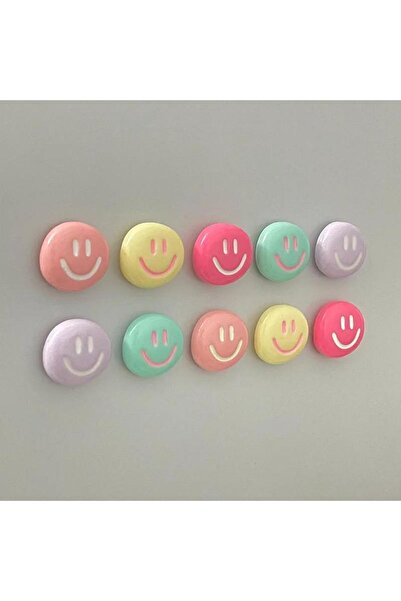 Choice1 10pcs 5PCS cartoon smiling face refrigerator magnets, suitable for ki...