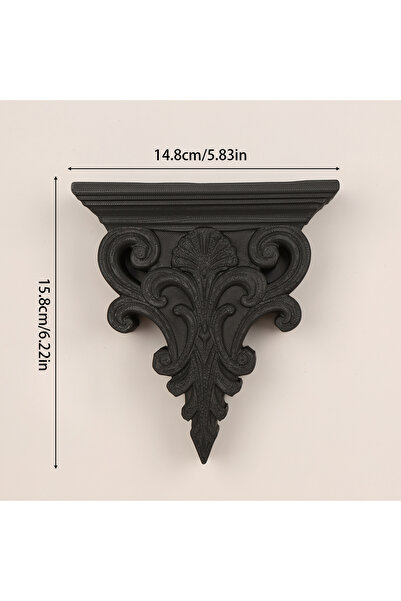 Choice black Cross-Border Dark Gothic Carved Decorative Wall Shelf For Retro ...