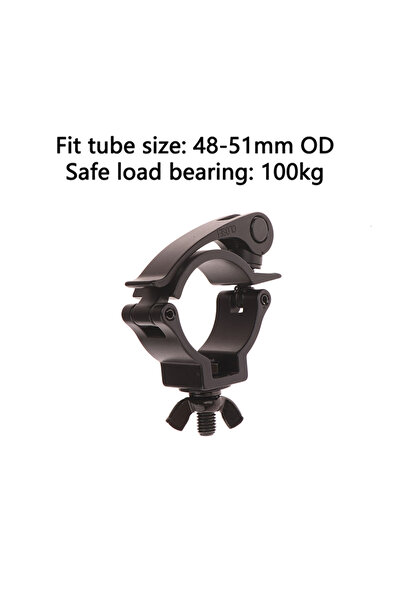 choice2 مشبك سريع الفك A5 لأنبوب ألومنيوم، مشبك ذو حلقة مفرد سريع الفك