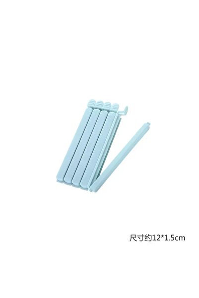 Choice3 مشابك حقيبة زرقاء 12 سم، مشبك إغلاق للأطعمة والوجبات الخفيفة، 12/15.5...