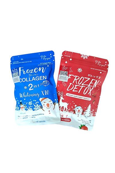 Frozen Collagen Frozen Detox Collagen Set Whitening Gluta Glutathione Natural...