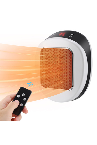 Choice1 US WHITE Portable Electric Heater PTC EU/US Wall-plug Bathroom Living...