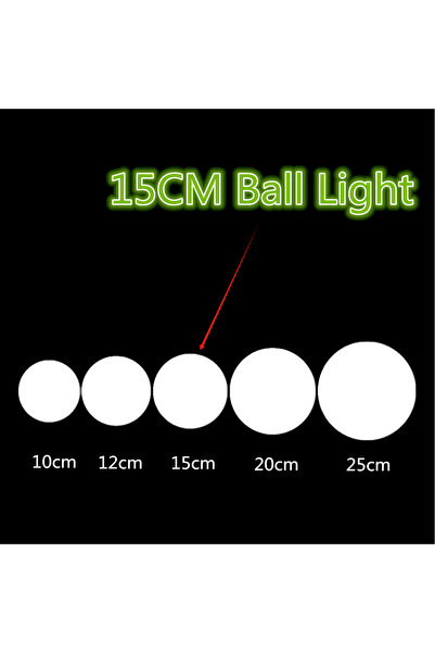 Choice1 15CM Ball Light Rechargeable LED Glowing Ball Light for Kid Adult, Ou...