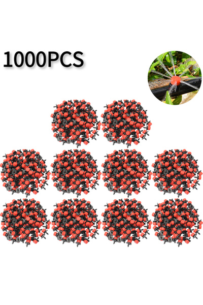 Choice6 1000 قطعة من فوهات ري الحدائق، قابلة للتعديل، مزودة بقطارات صغيرة، من...