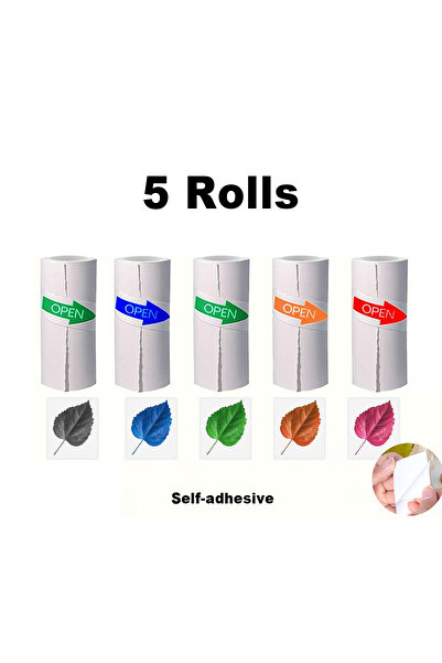 Choice طابعة حراري صغيرة للصور الملونة (5 لفات) | تطبيق جوال: طباعة ممتعة، شح...