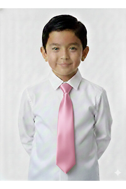 Masal Dünyası Bursa Satin Elastic Practical Boys' Tie - Available in Differen...