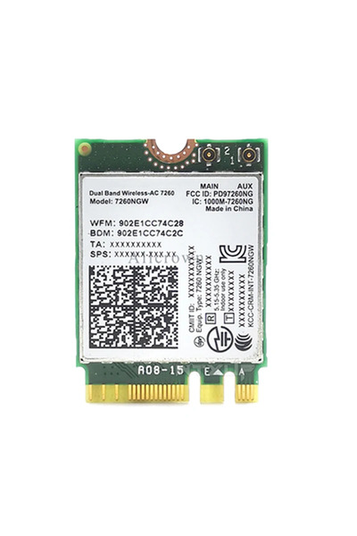 choice2 بطاقة واي فاي لاسلكية من نوع 1 7260NGW M.2 من كيبيدومي، بسرعة 1200 مي...