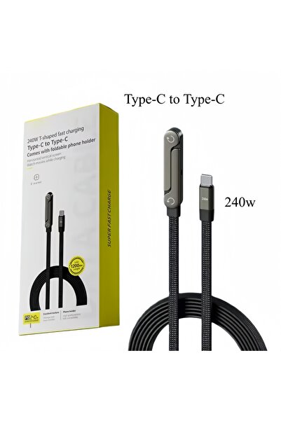 Choice كابل بيانات معدني قابل للطي، طوله 1.5 متر، يدعم الشحن السريع بقدرة 240...