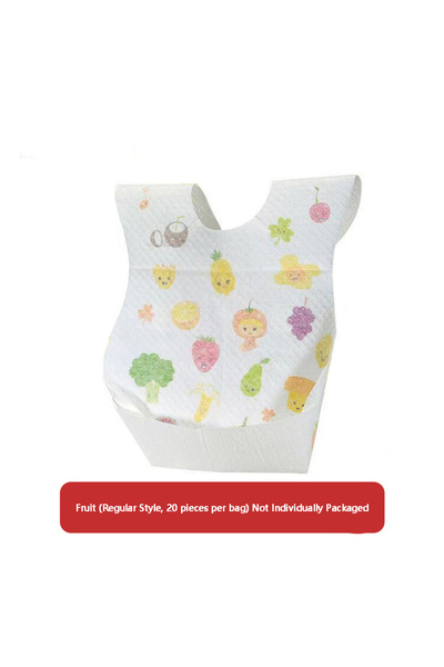 choice2 fruit Thin 20pcs Disposable bib baby saliva napkin children's meal ba...