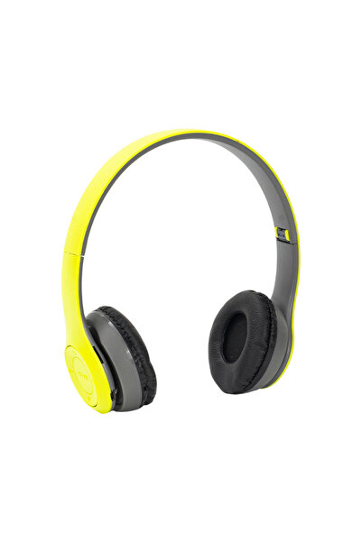 Choice سماعات أذن لاسلكية بلوتوث P47 خضراء اللون مع ميكروفون، قابلة للطي، صوت...