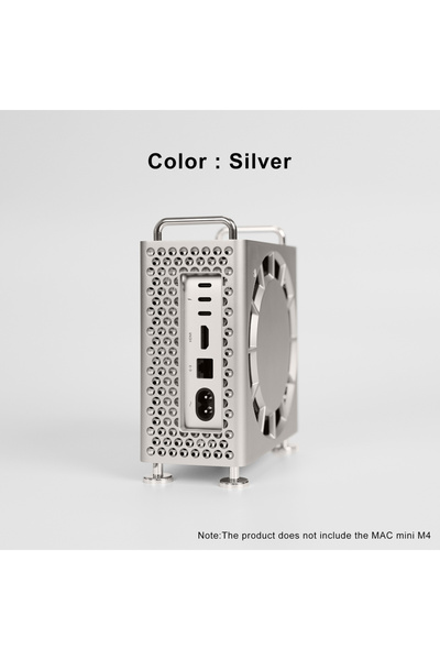 choice2 جراب حماية فضي اللون لجهاز ماك ميني M4، حقيبة محمولة لحماية جهاز ماك ...