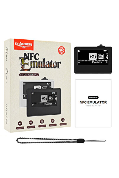 Choice Black For Amiibo Chargeable NFC Emulator Intelligent Simulator Bluetoo...