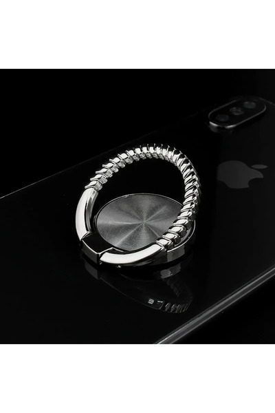 choice2 حامل هاتف فضي فائق النحافة، قطعة واحدة، مصنوع من سبائك الزنك، حامل عا...