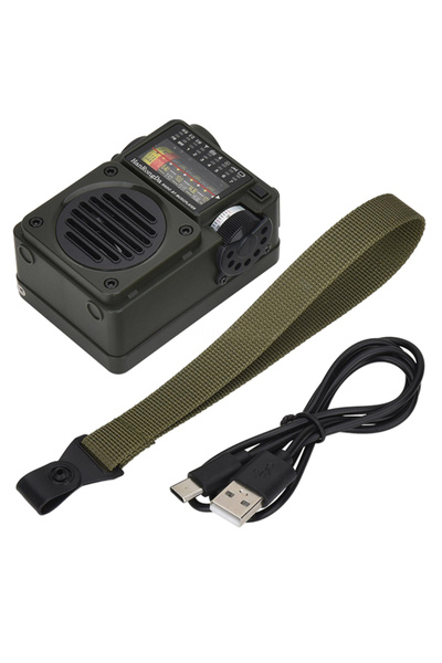 Choice راديو HRD-700 كامل النطاق MW/FM/SW/WB، مشغل موسيقى متعدد الوسائط محمول...