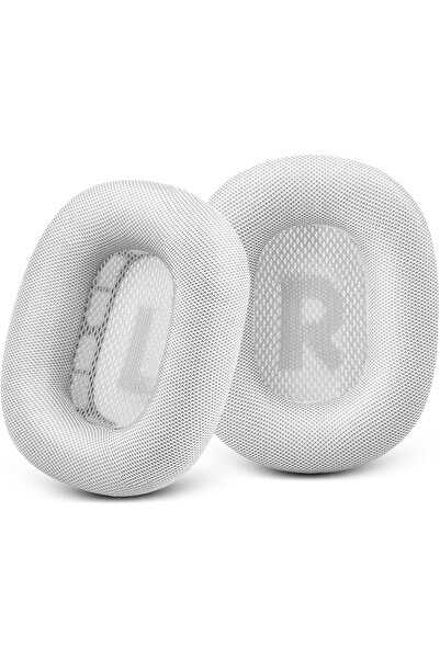 Choice4 وسادة أذن فضية لسماعات AirPods Max، وسادة أذن بديلة، مصنوعة من مادة م...