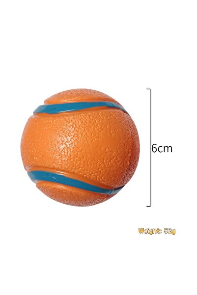 Choice1 كرة مضغ متينة غير قابلة للتلف للكلاب، قطرها 6 سم، مناسبة للكلاب التي ...