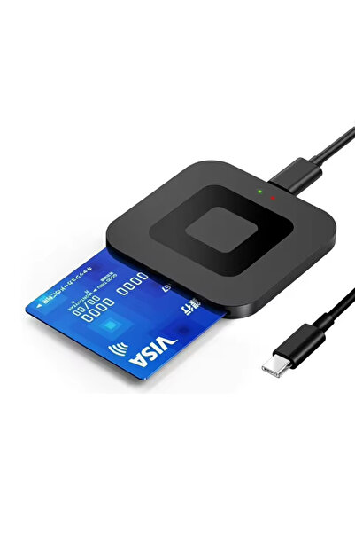 Choice1 قارئ بطاقات ذكية مربعة من النوع C من شركة UTHAI طراز X05، يدعم USB 2....