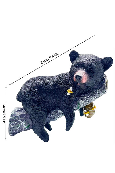 Choice Black bear cubs Black bear cub, home decoration, garden branch animal ...