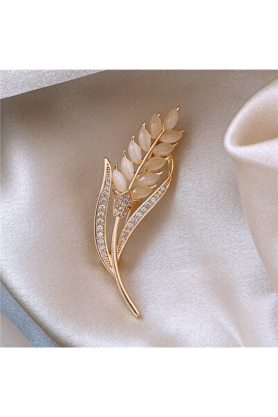 Choice دبوس سنابل القمح 182، إكسسوار فاخر وأنيق للمعاطف والكنزات، جديد وعصري ...