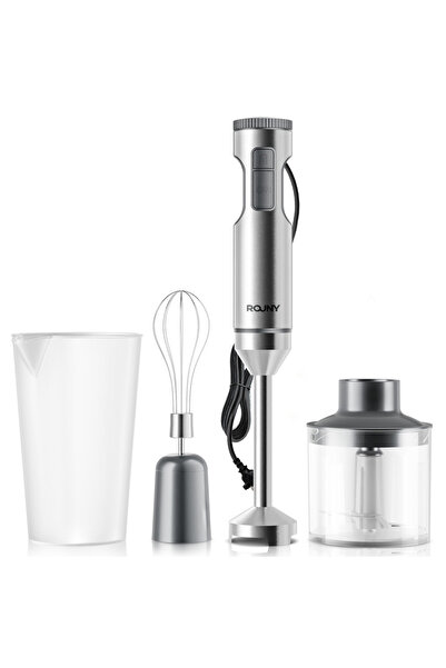 Choice3 Four in One EU Plug Light gray Hand Immersion Blender Powerful 4-in-1...