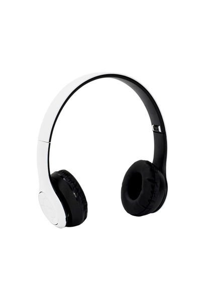 Choice1 سماعات رأس لاسلكية بيضاء بتقنية بلوتوث 5.3، تغطي الأذن، صوت ستيريو عا...