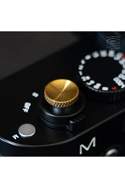 Choice7 زر تحرير غالق ناعم للكاميرا، مصنوع من الذهب المنحوت، متوافق مع كاميرا...