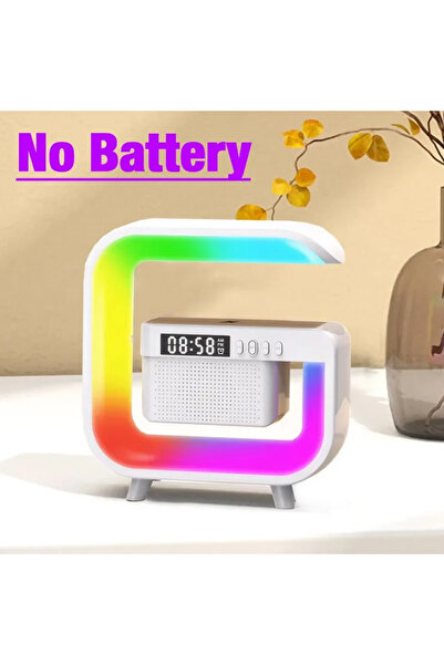 Choice3 مكبر صوت لاسلكي بلوتوث منزلي أبيض بدون بطارية من فيكيفون، مزود بإضاءة...