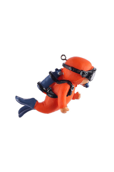 Choice1 مجموعة زينة غواصين عائمين إبداعية لحوض السمك، تماثيل رجل أزرق للمشهد ...