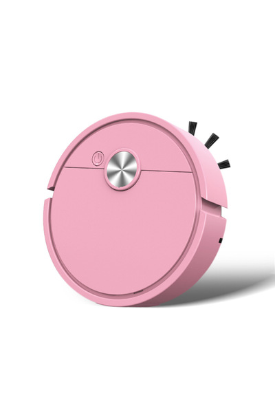 Choice مكنسة روبوتية ذكية 3 في 1 من APWIKOGER باللون الوردي، تجمع بين وظائف ا...