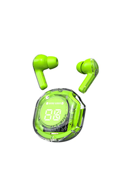 Choice سماعات أذن لاسلكية جديدة بتقنية بلوتوث 5.3، لون أخضر نعناعي، سماعات ري...