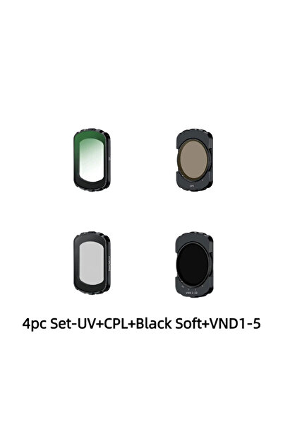 Choice15 Pocket3 Set5 DJI OSMO POKET3 UV Magnetic Filter Kit UV CPL ND8/16/32...