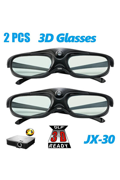 Choice3 قطعتان أسودتان، نصف قطعة من نظارات JX-30 ثلاثية الأبعاد، تدعم جميع أج...