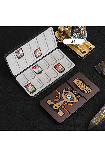 Choice 24 card slots-09 Magnetic 24 in 1 Game Card Case Holder Hard Shell Pro...