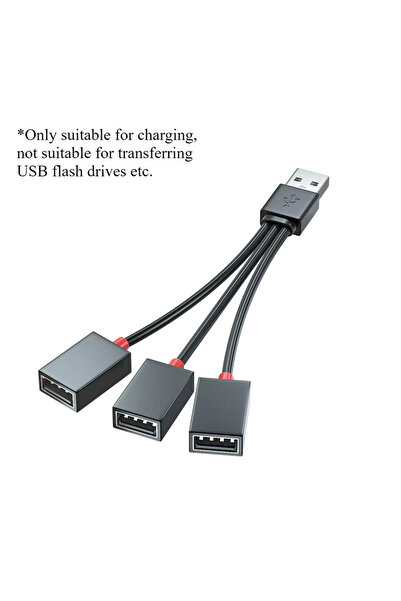 Choice1 1 to 3 1 in 3 Out USB HUB Car USB Splitter Cable USB Multifunction Ad...