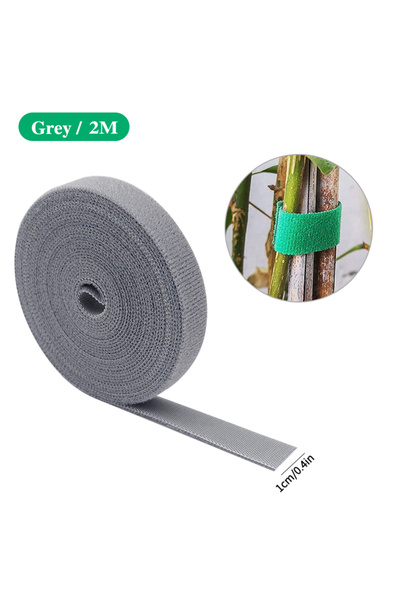 Choice6 3 قطع رمادية، 3 لفات من خيوط الحديقة الخضراء، أربطة نباتات من النايلو...