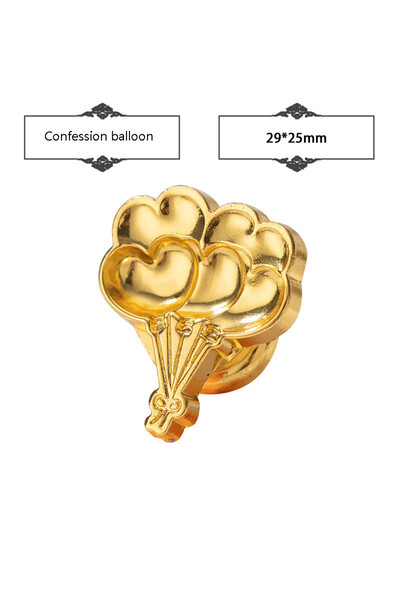 choice2 ختم شمعي عتيق بنمط حديقة الورود والبالونات، مطلي بطلاء ناري بارز، مثا...