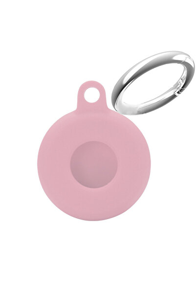 Choice1 غطاء وردي اللون لحافظة أجهزة تتبع Airtags، مصنوع من السيليكون السائل،...