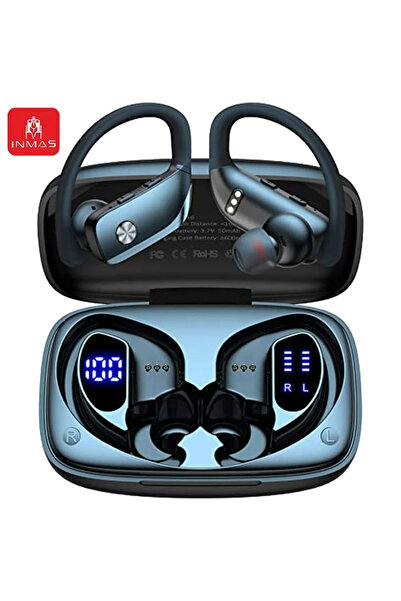 Choice سماعة رأس لاسلكية INMAS T16 سوداء اللون، مزودة بتقنية بلوتوث، وسماعات ...