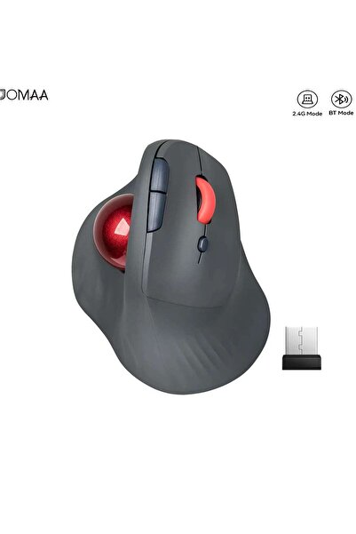 Choice1 ماوس لاسلكي موديل 2 مزود بكرة تتبع بتردد 2.4 جيجاهرتز، وبلوتوث مزدوج ...