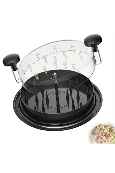 Choice مفرمة دجاج مطورة وشفافة بغطاء شفاف، وشفرة كبيرة مانع للانزلاق للحوم وا...