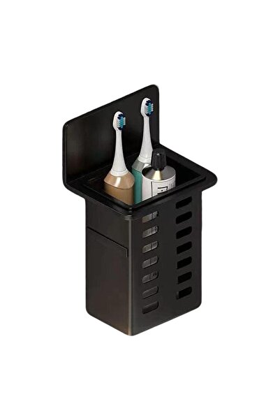 Choice حامل فرشاة أسنان جداري أبيض اللون مناسب للسفر: يوفر مساحة لأدوات المطب...