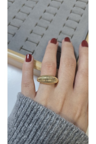 ARTEMİSİA خاتم نسائي بتصميم فاخر ولامع قابل للتعديل بدون رقم