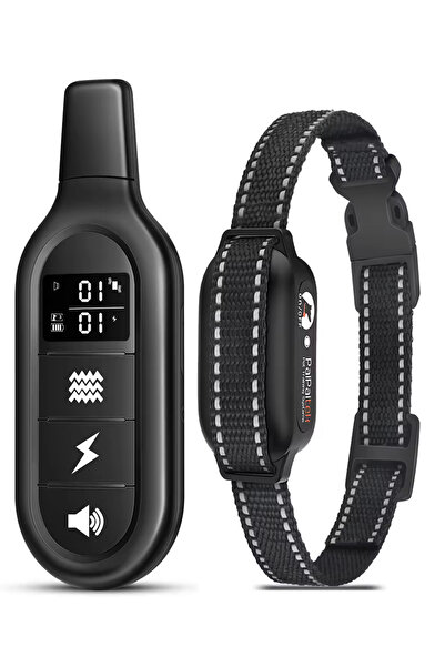 Choice طوق واحد للتدريب الكهربائي للكلاب، طوق رقمي قابل لإعادة الشحن مع جهاز ...