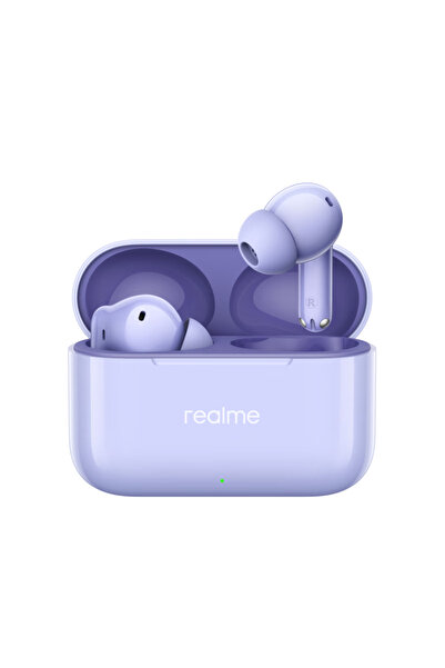 Choice3 سماعات أذن لاسلكية realme T200 بنفسجية اللون (إصدار صيني) بتقنية بلوت...