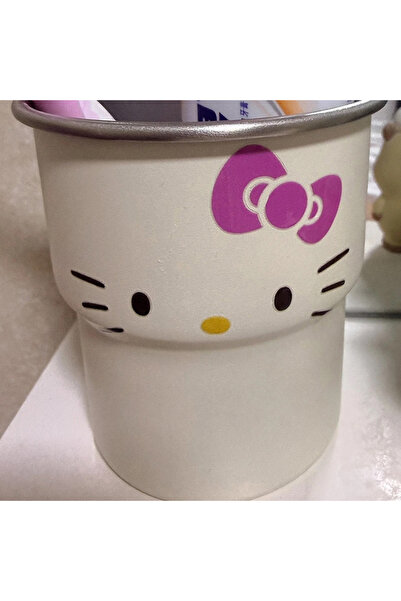 Choice1 زينة كوب وردي على شكل قطة كرتونية لطيفة مزينة بفيونكة، موضة يابانية ه...